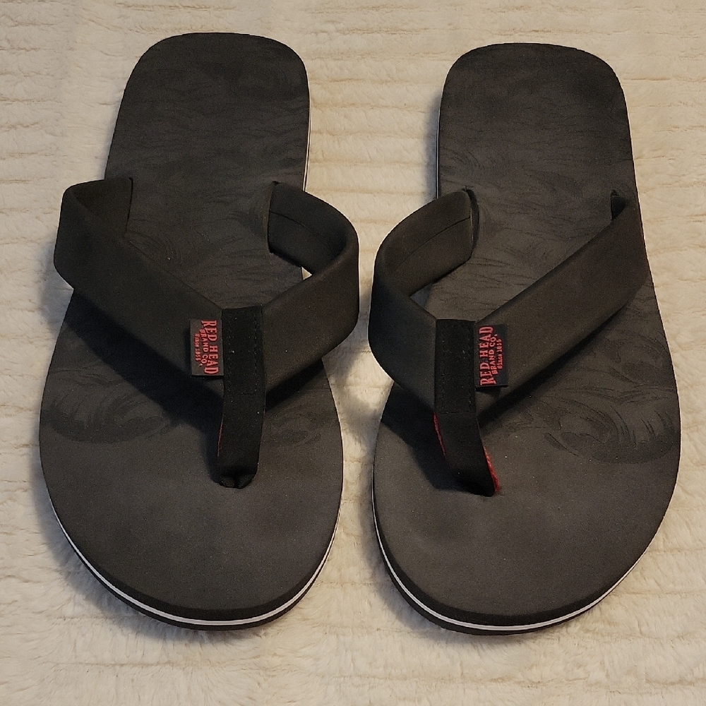 Red Head Foam Flip Flops - Lightweight